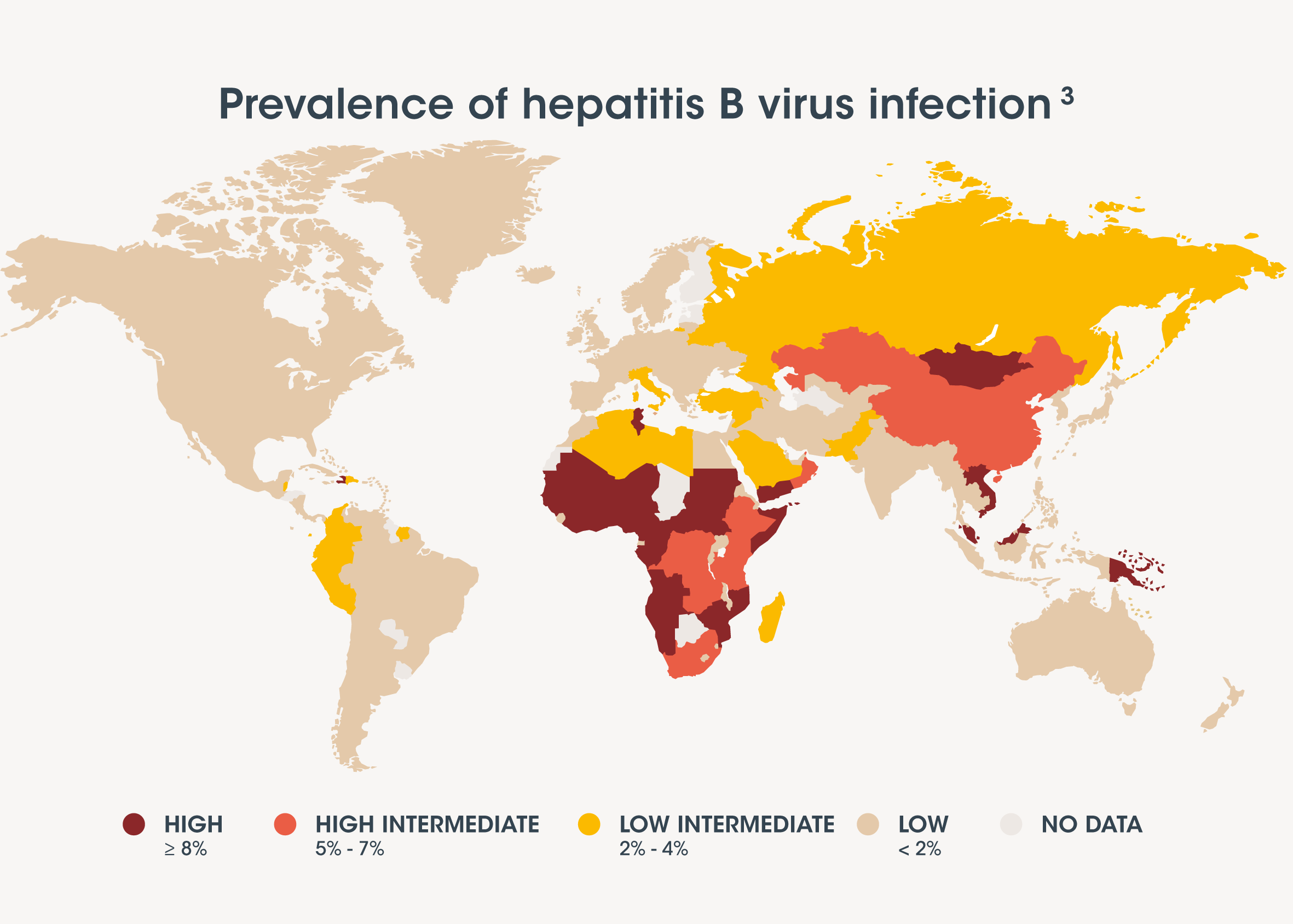 Распространенность гепатита В